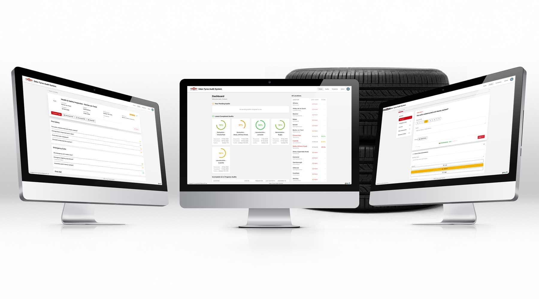 Eden Tyres Audit System Case Study | Consultation & Development | Glusoft